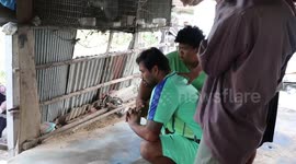 Thai pensioner found dead after being electrocuted when stepping on exposed wires