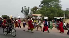 Migrant workers travel hundreds of miles on foot to reach home amid COVID-19 lockdown in southern India