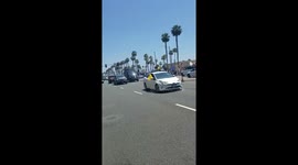 Thousands protest at Huntington Beach against California Gov. Newsome's coronavirus lockdown