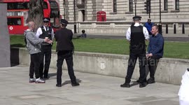 Only five people take part in anti-Lockdown protest in London