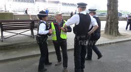 Man arrested at anti-lockdown protest in central London