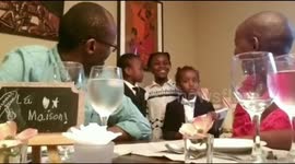 A date at a fine dining restaurant at home