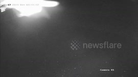 Angel caught on CCTV flying from haunted building for the 3rd time