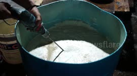 Grass jelly producers in Palembang said grass jelly sales in 2020 declined