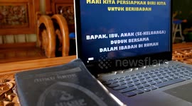 A Family in Indonesia  Adapt  to COVID-19 pandemic with Online Sunday Service