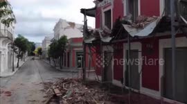 Buildings damaged when 5.5-magnitute earthquake hits Puerto Rico