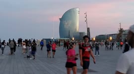 Spaniards take to the streets of Barcelona as lockdown eases