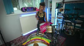 This 10-Year-Old Drummer Girl will Get You Moving With Her This Beat