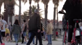 Spaniards allowed out to exercise for first time in 7 weeks