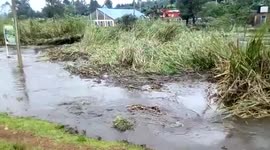 Bizarre sinkhole in Kenya swallows everything in its path