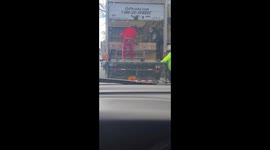Funeral Home stacking dead Covid-19 bodies in an unfrigirated rental truck 1 of 4