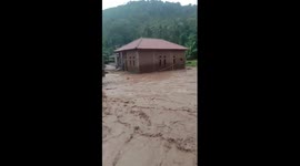 Torrential downpours cause flash floods in Indonesia
