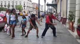 Dancing in the streets of Havana