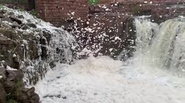 Wind and water create a FOAM tornado in South Dakota