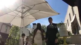 American bride and British groom who were forced to cancel UK wedding due to coronavirus tie the knot on ZOOM