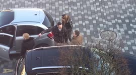 Woman keys a car after a parking space dispute in France