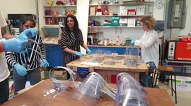 Tottenham school makes face shields for NHS staff and for front line key workers