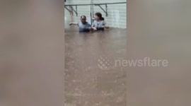 Rainstorm causes four-metre-deep flood and damages over 300 houses in southern Chinese city