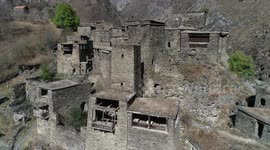 Drone footage showcases 1,000-year-old fortress in Georgia