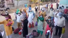 Six-month-old girl, seven relatives discharged from hospital after successful COVID-19 recovery in central India