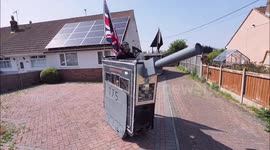 Kent man, 75, turns mobility scooter into TANK for VE Day 75th anniversary