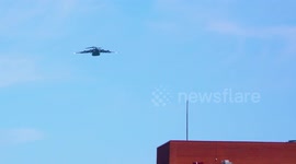 C17 Globemaster III Flyover in honer of essential workers in the fight against coronavirus