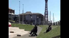 lone veteran remembers at blackpool senataph
