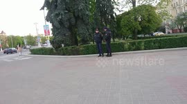 Large-scale rehearsal of the parade on the streets of Minsk