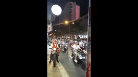 Look: Motorcycles flood streets of Vietnam (Ho Chi Minh)