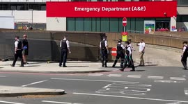 Police quiz man at anti-lockdown protest in central London