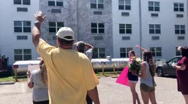 Mother's Day: Families wave to relatives stricken by COVID-19 at Florida care facility