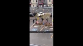 Impromptu drag show entertains those in Canadian city during coronavirus lockdown