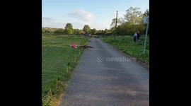 Falling of new bike