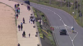 Social distance exercise under lockdown