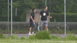 people play tennis again after lockdown