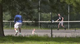 people play tennis again after lockdown