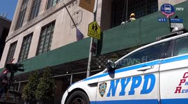 Contractor killed by exploding fire extinguisher inside New York City USPS facility