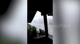 Typhoon Ambo makes landfall in the Philippines with rain and winds of 150 km/h