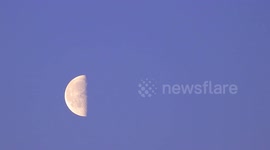 Time-lapse of The Moon in the UK