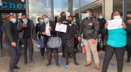 Cape Town retail workers protest after employer fails to decontaminate store