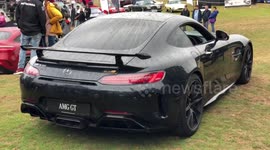4k New Mercedes AMG GT revs
