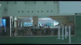 Anti-government protesters rally at Hong Kong shopping malls