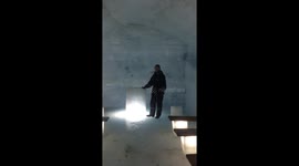 Singing in an ice-cave