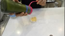 How to make Matcha Latte with Tokyo Flan