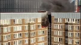 Devastating Flat Fire in Old Street London - 1 of 2