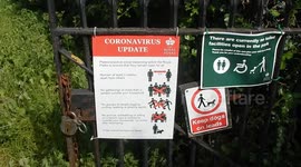 Regents Park and Hyde Park looking Empty During The Eased Covid 19 Lockdown