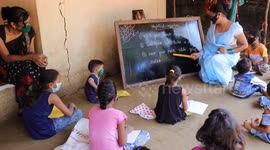 Transgender teachers hold classes for disadvantaged kids in western India