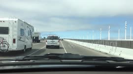Last Day Driving Across Original San Francisco Bay Bridge