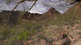 Red Rock Mountains and Rough Terrain