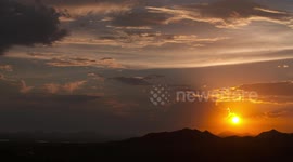 Beautiful Clouds Over Mountains